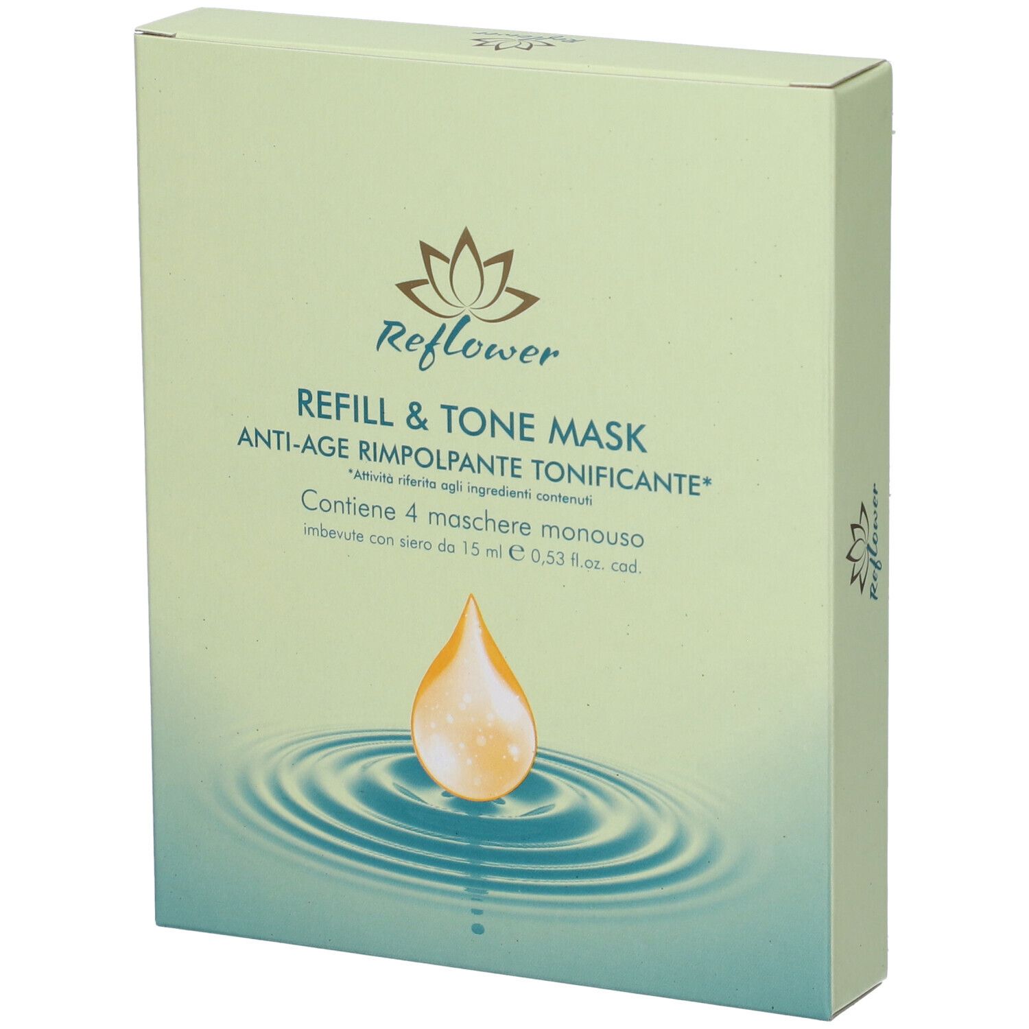 Reflower Refill&Tone Mask Anti-Age Rimpolpante Tonificante 60 ml Masch