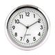 Sollbry Horloge Ronde de Voiture Blanche Horloge de Voiture Tableau de Bord Lumineux Tableau Bord