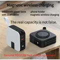 La banca di ricarica wireless magnetica viene fornita con cavo e spina PD22.5W 10000mAh caricatore compatto e portatile iPhone 14 mini potente,bateria magnetica iphone