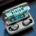 F9 5C Cuffie Bluetooth senza fili Tws Auricolari impermeabili Auricolari Display digitale Custodia