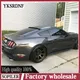 Per Ford Mustang spoiler 2015-2017 materiale plastico ABS colore non verniciato Spoiler sul tetto posteriore ala tronco Lip Boot Cover Car Styling