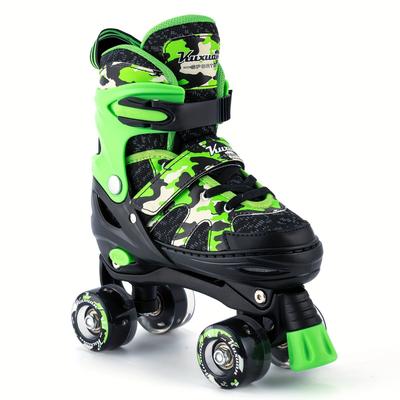 TEMU Kids Roller Skates - & Construction., Smooth Wheels For Safe Skating , Halloween Gift