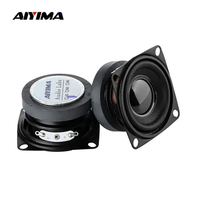 AIYIMA 2 Stücke 2 Zoll Tragbare Full Range Audio Lautsprecher 4 Ohm 5 W HiFi Lautsprecher Subwoofer Image
