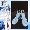 UWOWO Shorekeeper Schuhe Spiel Wuthering Waves Shorekeeper Cosplay Schuhe Blaue Schuhe Frau Größe 35-42