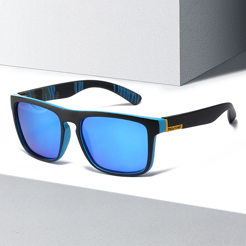 Mode polarisierte Sonnenbrille Männer Frauen klassische quadratische Sport Sonnenbrille männlich stilvolle Outdoor-Angeln fahren Wandern Schatten Image