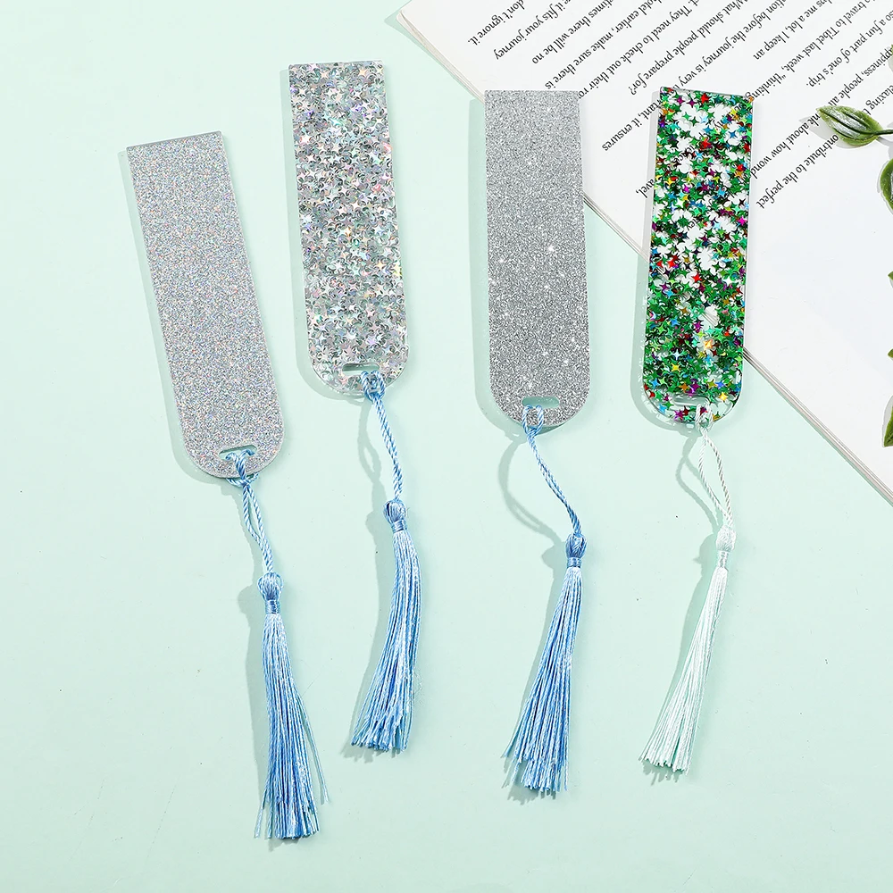 1Pcs Grün Stern Lesezeichen Acryl Lesezeichen Studie Liefert Schreibwaren Dekorative Geschenke Schöne Geschenke Für Buch Liebhaber Image