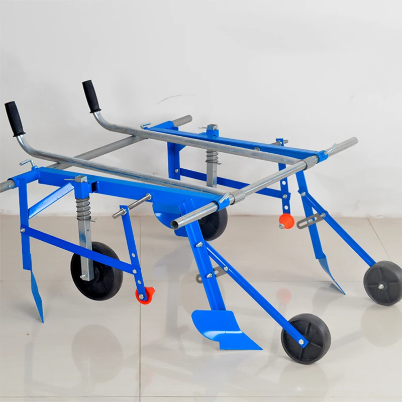 Agrarmulch maschine, mulchen maschine, hand-gezogen multifunktionale mulchen maschine, landwirtschaft werkzeug abdeckung film Image