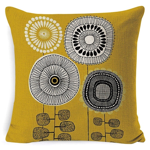 Bauernhaus doppelseitiger Kissenbezug, 1 Stück, weicher dekorativer quadratischer Kissenbezug, Kissenbezug, Kissenbezug für Schlafzimmer, Wohnzimmer, hochwertiges, maschinenwaschbares Innenkissen für Image