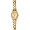 Quarzuhr MICHAEL KORS "MICRO PETITE LEXINGTON", gold (goldfarben), Armbanduhren, Damen, Armbanduhr, Damenuhr, Edelstahlarmband, analog, Glassteine