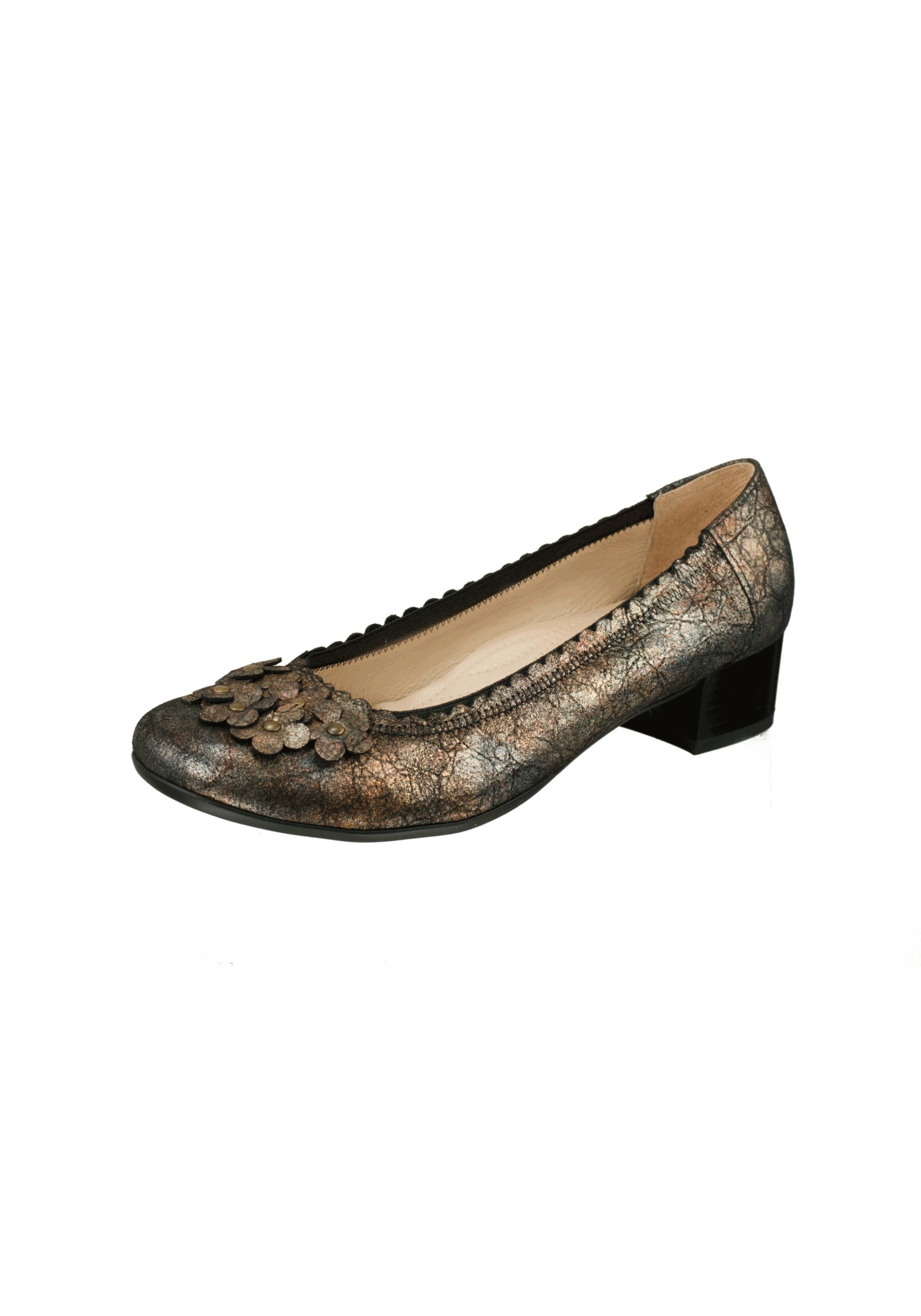 Pumps LEI BY TESSAMINO "Kiara", Damen, Gr. 37, schwarz, Leder, Elegant, Schuhe, in modischer Glitzer-Optik