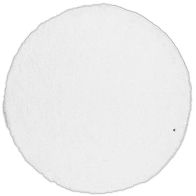 Hochflor-Teppich TOM TAILOR HOME "Shaggy Teppich Cozy", weiß, H:25mm Ø:140cm, Polyester, Teppiche, Uni Farben, auch in Pastell Farben, weich & kuschelig Image