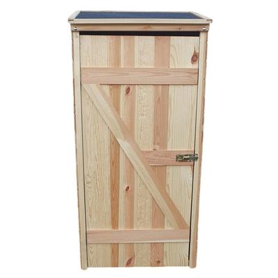 Geräteschrank PROMADINO "Speyer", beige (natur), B:72,5cm H:148cm T:68,6cm, Massivholz, Metall, Schränke, besonders robust aus zertifiziertem Kiefernholz gefertigt Image