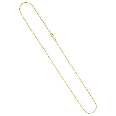 Kette ohne Anhänger JOBO "Rund-Venezianerkette", gelb (gelbgold 750), Halsketten, Damen, Gelbgold 750, L: 45cm, 750 Gold