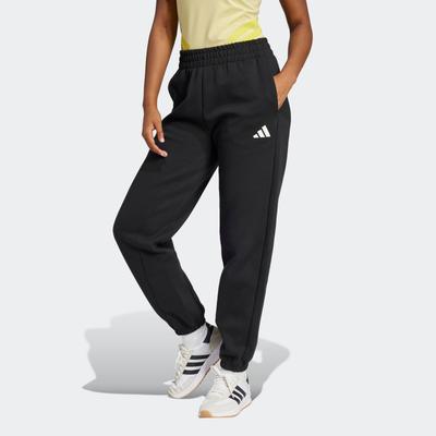 Sporthose ADIDAS SPORTSWEAR "W FI SL PT", Damen, Gr. L, N-Gr, schwarz, Obermaterial: 68% Baumwolle, 32% Polyester, sportlich, Hosen, Regulär geschnitten, elastischer Bund Image