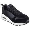 Berufsschuh SKECHERS "UNO SR ELAINY, WOMENS WORK" Gr. 39, schwarz, 39, Lederimitat, Velourslederimitat, Schuhe, Sneaker, Arbeitsschuh ESD-fähig