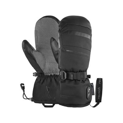 Fäustlinge REUSCH "Advanced Heat R-TEX XT Mitten", Damen, Gr. 7, schwarz, 75% Polyester, 15% Ziegenleder, 10% Rindsleder, mehrfarbig, sportlich, Handschuhe, höchste Wärmestufe, wasserdicht, atmungsaktiv Image