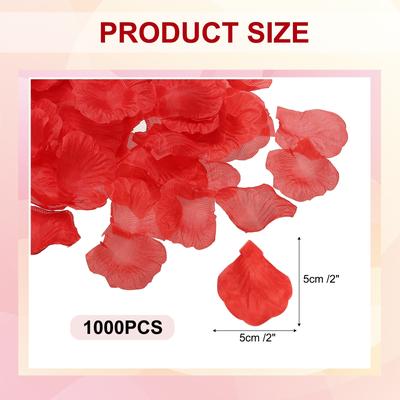 1000Pcs Artificial Rose Petals Silk Flower Decoration