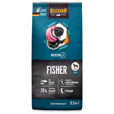 Sparpaket: 2x12,5kg Belcando Baseline Fisher Hundefutter trocken