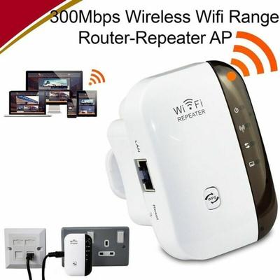 Linghhang - WLAN-Repeater 300 Mbit/s, 2,4 GHz, Netzwerk-Extender mit großer Reichweite,