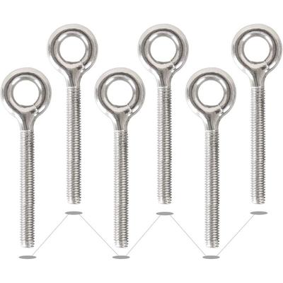 Ahlsen - 6er-Pack M10 304 Edelstahlringe, geschlossene, geschweißte Gewindestangen-Augenschrauben, Image