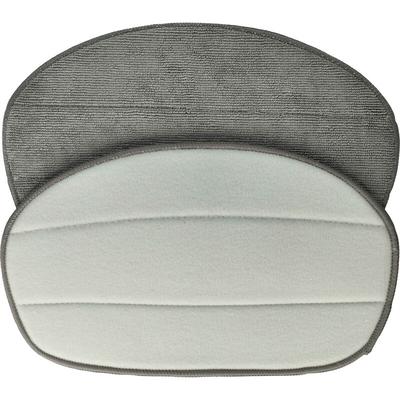 2x Wischbezug kompatibel mit Leifheit CleanTenso Dampfreiniger, Dampfmop - Mikrofaser, Grau - Vhbw Image