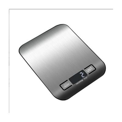 Ahlsen - Digitale Küchenwaage, professionelle Digitalwaage 5 kg – genaue Messung bis zu 1 g (Silber) Image