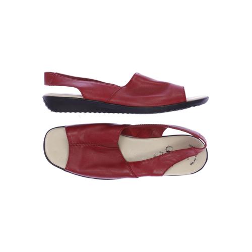 Caprice Damen Sandale, Gr. 40, rot, Leder