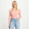 Levi's Womens Levis Crew Neck Rib Sweater in Pink - Size 14 UK | Levi's Sale | Discount Designer Brands