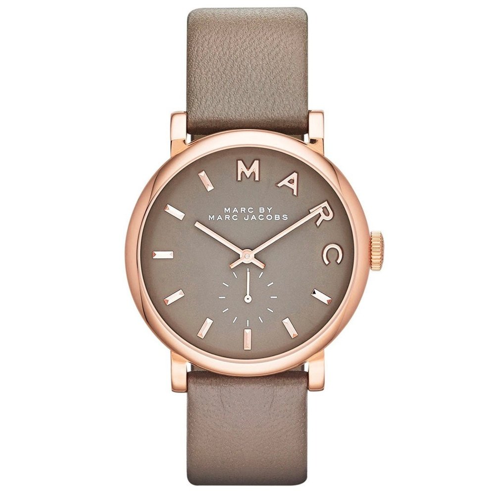 Marc Jacobs Womens MBM1266 Baker Ladies Watch - Beige Leather - One Size | Marc Jacobs Sale | Discount Designer Brands