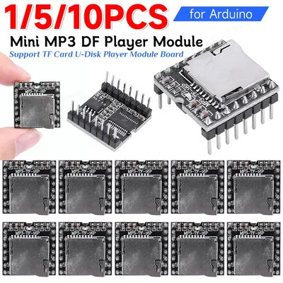 1/5/10PCS DFPlayer Mini MP3 Player Module Support V3.0 16P TF Card U Disk Mini MP3 Player Audio