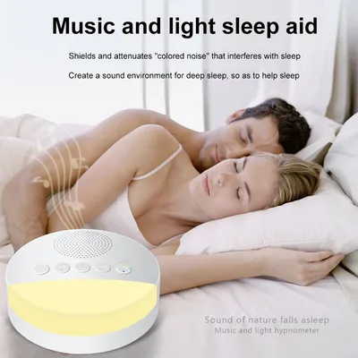 Baby Care Assisted Sleep Save Energy White Noise Machine with Night Light Music