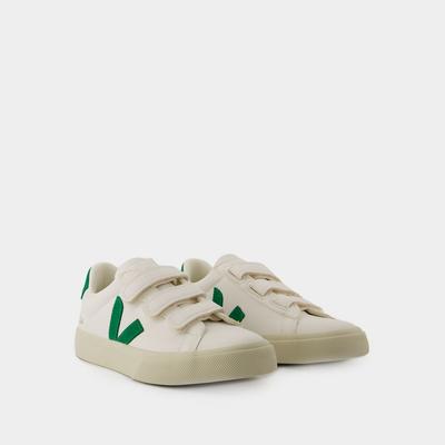 Sneakers Recife Logo - Veja - Leder - Smaragdweiß