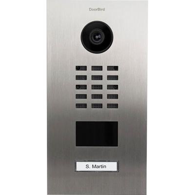 DOORBIRD Überwachungskamera "IP Video Türstation D2101V", silber (silberfarben), B:13,1cm H:25,3cm T:4,88cm, Überwachungskameras Image