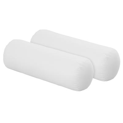 Nackenrolle FAN "Kissenparade" Gr. 1, weiß, L: 40cm, Baumwolle, Funktionskissen, individuell befüllbares Nackenkissen, Nackenrolle in 40x15 cm Image