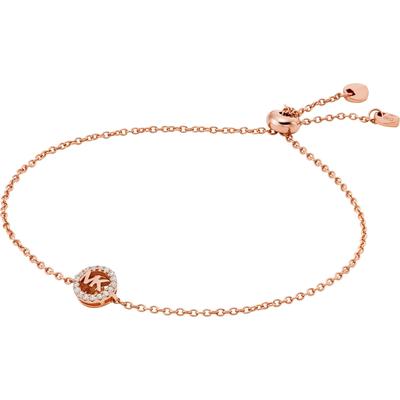 Armband MICHAEL KORS "Schmuck Geschenk Silber 925 Armkette Premium, MKC1762CZ", rosa (roségoldfarben, kristallweiß, kris