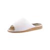 Pantoffel CLASSIC, Damen, Gr. 39, weiß, Textil, Schuhe Damenschuh Hausschuh Pantoffeln