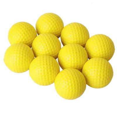 TEMU 10pcs And Elastic Yellow Foam Golf Balls, For Indoor And Outdoor Practice Training