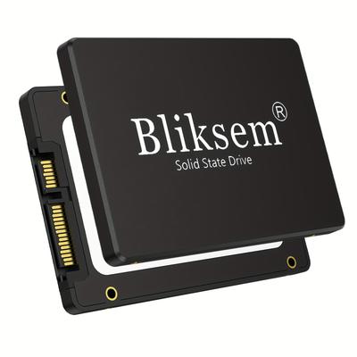 TEMU 1pc/2pcs Bliksem Kd650 Ssd 512gb 256gb 128gb, Sata Iii 6gb/s Internal Solid State Drive, 25" 7mm (0.28") 3d Tlc Chip (read/write To 550/500 Mb/s), Compatible With Laptop & Pc Desktop (black)