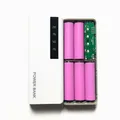 5x18650 Power Bank Battery Box caricatore doppio per telefono cellulare USB supporto per ricarica custodia Shell fai da te con schermo digitale