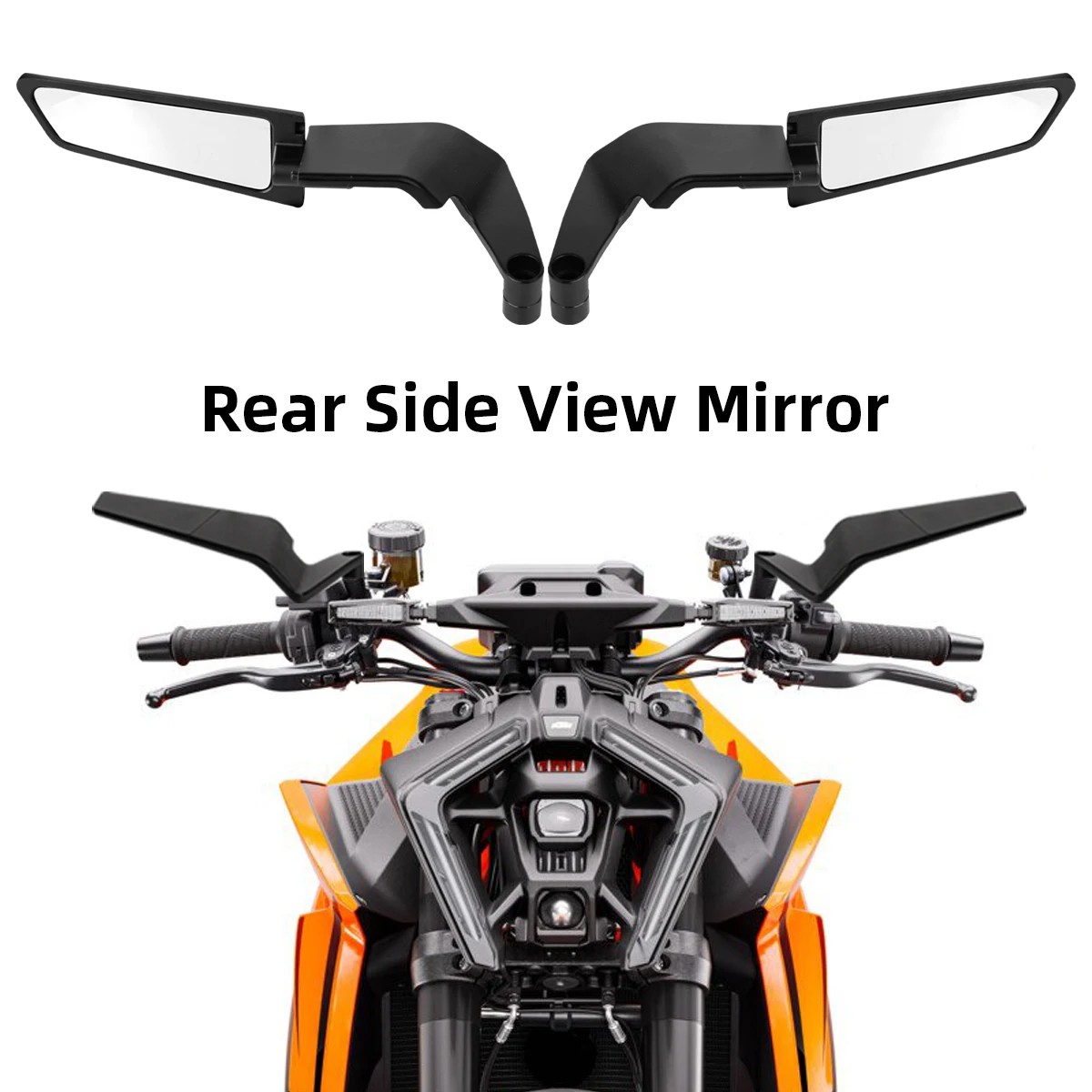 Specchietto retrovisore moto per KTM 125 200 250 390 690 790 890 Duke 990 1290 1390 Super Duke Stealth Winglets Specchi retrovisori