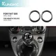 Reale Duro In Fibra di Carbonio Per Abarth 595 695 2016-2021 2022 2023 Per Fiat 500 2010-2023 Manuale Automatico Auto Cambio Anello Trim