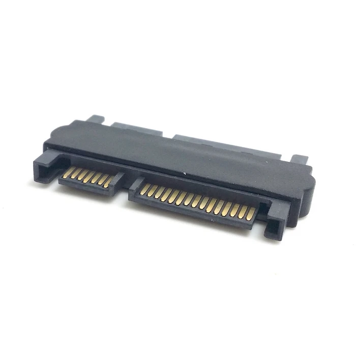 3,5 "& 2,5 zoll SATA 22Pin 7 + 15 Stecker auf SATA 22 P 7 + 15 Männlich erweiterung konverter Gerade adapter