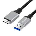 Disco rigido esterno USB 3.0 Micro B cavo HDD dati cavo MicroB SSD cavo Sata per Samsung Hard Disk PC USB3.0 5Gbps 3A caricabatterie