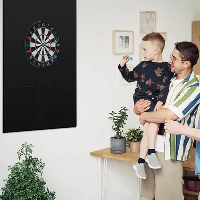 Dartscheiben-Surround-Wandschutz, 27 x 40 Zoll, Dartscheiben-Rückseite, verlängerte Länge, Dart-Wandschutz, Dartscheiben-Rückwand Image