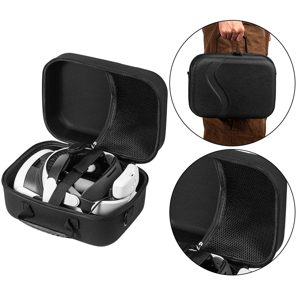 Trage tasche für Meta Quest 3 für Bobovr M3 Pro Elite Strap Aufbewahrung koffer Reisetasche für Reisen und Aufbewahrung zu Hause Image