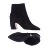 Sam Edelman Damen Stiefelette, Gr. 38.5, schwarz, Leder