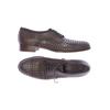 Santoni Damen Halbschuh, Gr. 41, braun, Leder