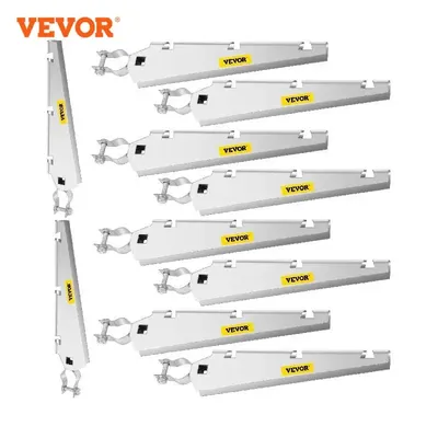 VEVOR Barbed Wire Arm Extend Arm 10 Pack for 1-3/8" Top Rail Grapevine Trellises Outdoor Fence