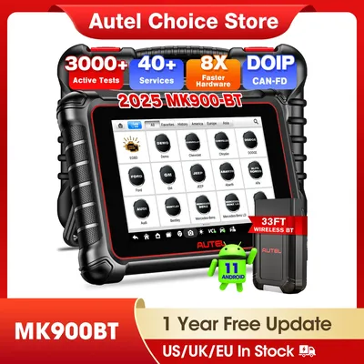 Autel MaxiCOM MK900-BT MK900BT Diagnostic Scanner Wireless DoIP /CAN Automotive Tools FD Scan Tool