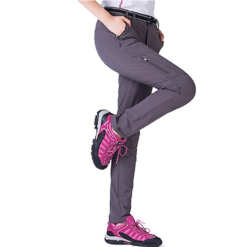 Per donna Pantaloni da escursionismo Estate Esterno Delicato sulla Pelle Comodità Multi-tasche Asciugatura Rapida Pantaloni Grigio scuro Nero Caccia Pesca Arrampicata L XL XXL XXXL 4XL